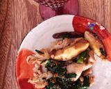 ☆春菊の生姜焼きwithシャンパン★作り方4写真