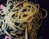 大根葉とカリカリジャコのパスタ作り方3写真