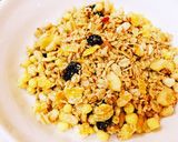 冬☆朝食にoatmeal風ホットシリアル作り方1写真