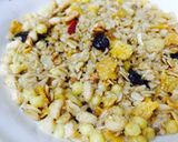 冬☆朝食にoatmeal風ホットシリアル作り方4写真