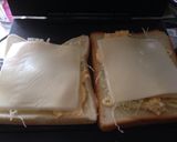 ♡余り物でボリュミーなホットサンド♡作り方3写真