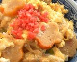 お麩と天かすの卵とじ☆作り方7写真