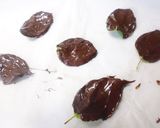 飾り用葉っぱチョコレート作り方9写真