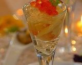 ✿海老と卵豆腐の白だしジュレの前菜✿作り方12写真