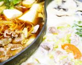 豆乳三昧★引き揚げ湯葉→豆乳鍋→豆乳雑炊作り方6写真