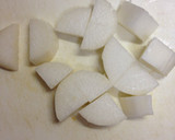 かぼちゃと大根の鶏そぼろあん作り方1写真