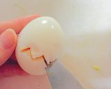 お弁当に*ゆで卵の飾り切り作り方1写真