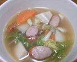 野菜いっぱい♪白菜スープ作り方7写真