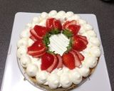 簡単Xmasリース チーズケーキ作り方8写真