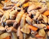 パパも満足！簡単 失敗なしのもつ煮込み作り方4写真