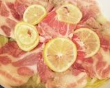 塩レモンで豚肉と白菜のお鍋作り方7写真