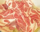 塩レモンで豚肉と白菜のお鍋作り方8写真