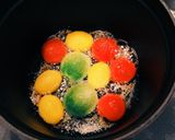 彩りトマトとブルーチーズのカラメルソース作り方2写真