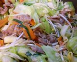 肉野菜炒め、大皿一丁！作り方8写真