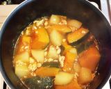 かぼちゃと大根の鶏そぼろあん作り方8写真