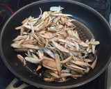 茄子とごぼうの卵とじ作り方1写真