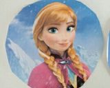 アナと雪の女王チョコプレート　アナ作り方1写真