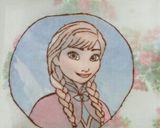 アナと雪の女王チョコプレート　アナ作り方4写真