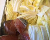 サーモンと野菜のホワイトスープ作り方1写真