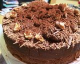 チョコ好きさんに3層チョコケーキ♡作り方11写真