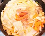 速攻で煮る簡単❀ちょっと和なカレー鍋❀作り方4写真