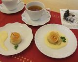 クリームたっぷりバラのアップルパイ作り方7写真