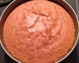 クリスマスケーキ☆桃のケーキ作り方6写真