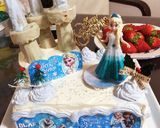 アナと雪の女王 お城のケーキ作り方9写真