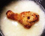 残ったフライドチキンで鶏飯作り方2写真