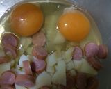 卵焼き(ウィンナー＋じゃが芋）作り方13写真