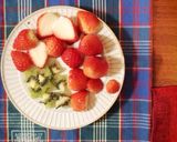 少人数でも☆簡単お皿アートなサンタケーキ作り方2写真