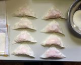 シュウマイの皮で三角パイ♪鮭マヨ＆ピザ風作り方3写真