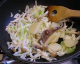 アンチョビとしめじの和風パスタ♪作り方4写真