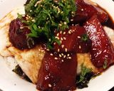 ♪美味しいマグロ（ハマチ）の山かけづけ丼作り方6写真