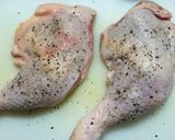 オーブンで骨付きもも肉のローストチキン♫作り方1写真