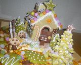 クリスマス　バージョン☆　お菓子の家　☆作り方4写真