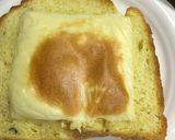 かぼちゃ煮入り食パンのチーズトースト作り方2写真