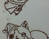 ケーキのチョコ飾り作り方2写真