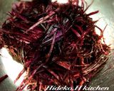 紫野菜のラペ・サラダ作り方1写真