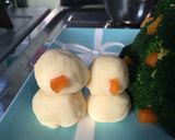 サンタと雪だるまのツリーサラダ作り方13写真