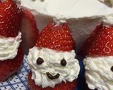 クリスマスケーキ☆苺サンタデコレーション作り方2写真
