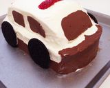 誕生日やクリスマスに☆パトカーケーキ作り方18写真