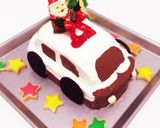 誕生日やクリスマスに☆パトカーケーキ作り方22写真