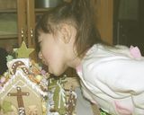クリスマス　バージョン☆　お菓子の家　☆作り方11写真