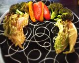 ヘルシー燃焼系★ラムリブ&野菜のグリル作り方10写真