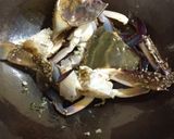 渡り蟹のトマトクリームパスタ作り方2写真