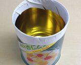 空き缶で作るアイスクリーム【天狗缶詰】作り方1写真