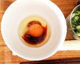 簡単＊1人ランチ＊釜玉そうめん＊アレンジ作り方2写真