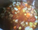 給食の味♡野菜たっぷり♪たべるスープ作り方3写真