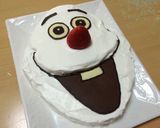 クリスマス☆オラフのケーキ作り方13写真